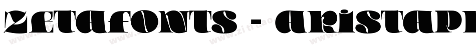 Zetafonts - AristaPr字体转换